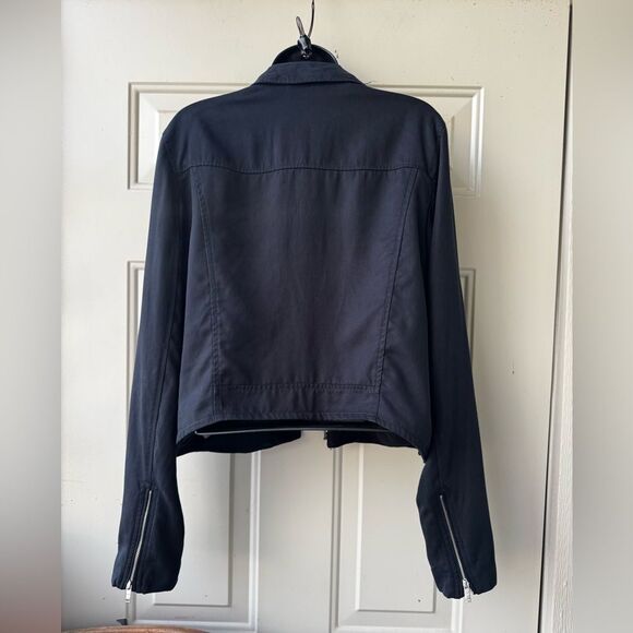 Abercrombie & Fitch Black Moto Jacket Asymmetrical Zipper
Size Large - Picture 3 of 12